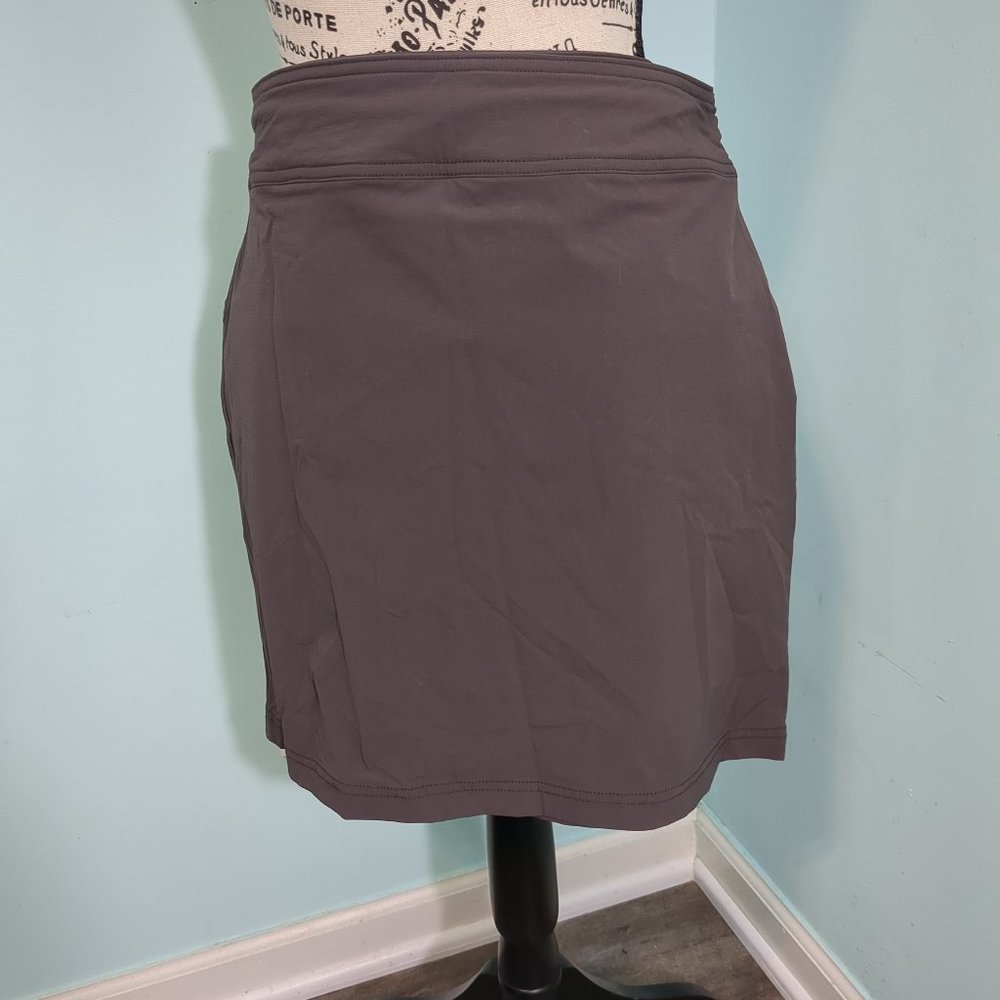 Athleta Jenner Skort in Slate Women's 10 Style 983363 -01 Purple Gray side zip